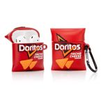 YLFYSF Airpods Silikon Kılıf 3D Karikatür Komik Sevimli Kapak Apple Airpods 1&2 [Atıştırmalıklar Serisi 1] (Tortilla Chips Doritos) ile Uyumlu