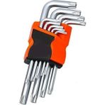 Yltools YL-008 9 Parça Çift Taraflı Torx Alyan Allen 9 Parça Yıldız Anahtar Takımı 1410 - Çok Renkli