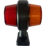 YLZ 12V-24V Takoz Lambası Küpe Tip (6 Ledli) Kırmızı-Turuncu