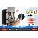 YM-770 Yumalock Akıllı Kapı Kilidi - Siyah