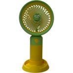 YM88154 Şarjlı El Fanı | Ultra Sessiz Mini Vantilatör – Hayvan Figürlü, Masaüstü & Taşınabilir, Renkli Soğutucu Fan - Yeşil