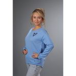 YMA Triko A.t.y XX-018 Kayık Yaka Salaç Kazak - 2XL - Mavi