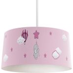 Ymekta Home Ildız Uçuran Fil Desenli Pembe Avize - Renkli - 1