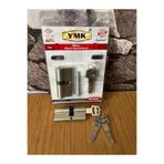 YMK Bilyalı Hybrid Barel Kapı Kilidi, 68mm, Gümüş