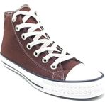Ymn Ayakkabı Unisex Günlük Keten Rahat Bilekli Kahve Uzun Convers Sneaker Spor Ayakkabı - Kahverengi