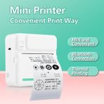 Yms Kablosuz Mini Termal Printer/cep Yazıcısı Seti - 100 - Beyaz
