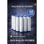 YMV 10 Adet Kireç Pas Tortu Arındırıcı Engelleyici Filtre Filtreli Duş Başlığı Yedek Arıtma Filtresi