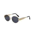 YNHIAG Retro Oval Güneş Gözlüğü Kadın Erkek için, Polarize Lensli Premium Yuvarlak Metal Güneş Gözlüğü, Klasik Vintage Retro Oval Çerçeve, Trendy Güneş Gözlükleri Klasik Tonları UV400 Koruma, Açık