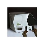 YNT İthalat 20 X 20 Cm Profesyonel Stüdyo Led Işıklı Çift Sıra Ürün Fotoğraf Çekim Çadırı RT-217