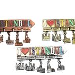 Ynt İthalat ALK3343 İstanbul Temalı Metal Magnet