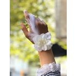 YNT İthalat Bride To Be Nedime Gelin Bilekliği Tüy Ve İnci Boncuk Detaylı Beyaz Renkli Bekarlığa Veda Partisi Bilekliği 10 Adet SM-SMRBRİDE-BİLEKLİK-BEYAZ