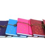Ynt İthalat Defter Deri Kaplı Ağaç Baskılı
