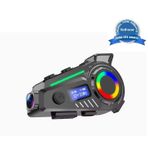 YNT İthalat EM-k19 K19 Kameralı Motosiklet Kask Bluetooth Kulaklık Su Geçirmez Intercom Radyolu Hafıza Kartlı