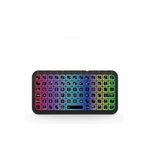 YNT İthalat EM-M7 Klavye Mini Klavye Smarttv Işıklı Bluetooth Kablosuz Televizyon Ps3 Dizüstü Tabletler Ve Telefonlar İçin
