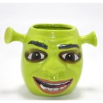 YNT İthalat KH-ALK4507 3D Shrek Tasarımı Porselen Kupa Bardak Alk4507