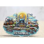 YNT İthalat KH-ALK4598 Ahşap İstanbul Temalı Magnet Alk4598