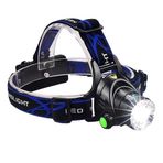 YNT İthalat Orjinal 800 Lümen Tx6 Şarjlı Zoomlu Kafa Feneri Wt-120 GF-GUVF-385
