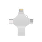 YNT İthalat Otg 4in1 Cep Telefonu Çok Fonksiyonlu Usb Flash Bellek 128 Gb Type-c, Micro Sd Ve Kart Okuyucu