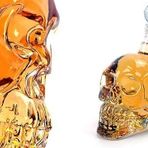 YNT İthalat RT-153 Crystal Head Kuru Kafa Cam Şişe 350 Ml