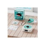Ynt İthalat Waves Nostalji Plak Görünümlü Mavi Bluetooth Hoparlör