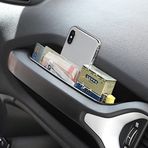 YOCTM GrabTray İç Depolama Jeep Renegade 2015-2024 ile Uyumlu Co-pilot Kepçe Bar Depolama Tepsisi Organizatör Kutusu Telefon Tutucu Aksesuarları Kauçuk Ped ile