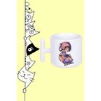 Yofukashi No Uta Anime Nazuna Nanakusa Karakter Gecenin Çağrısı Tasarım Baskılı Beyaz T Sap Kupa Bardak - 1 Adet - 250 ml