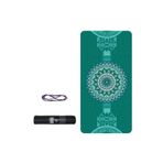 Yoga Matı Ve Pilates Minderi 6mm Yeşil Kilim Desenli