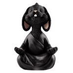 Yoga Yapan Tavşan Biblo, Siyah