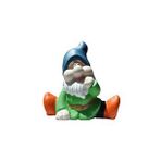 YOGACI CÜCE GNOME, 14 cm. El Boyaması Biblo, Dekoratif El Sanatları, ev&ofis için özgün dekor ürünü