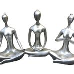 Yogacı Mumluk Set Silver