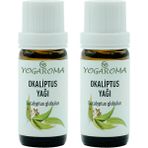 Yogaroma Ferahlatıcı Aromaterapi 10ml Saf ve Doğal Okaliptus Uçucu Yağ - 2 Adet