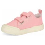 Yogi Çocuk Ortopedik Rahat Taban Bağcıksız Keten Sneaker Günlük Spor Ayakkabı - Pembe