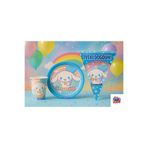 Yogi parti Cinnamoroll 8 kişilik Doğum günü parti malzemeleri Eko Set Tabak Bardak Flama Kuromi