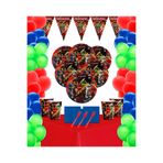 Yogi parti LEGO Ninjago Temalı 8 Kişilik Parti Seti Doğum günü seti