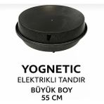 Yognetic Jumbo Büyük Boy Elektrikli Tandır | Çok Amaçlı Pişirici | Ekmek Yapma Makinesi - 55 CM | GRİ - Gri