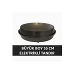 YOGNETIC Jumbo Büyük Boy Elektrikli Tandır | Ekmek Yapma Makinesi | Statik Boyalı Büyük Boy Tandır - GRİ