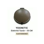 YOGNETIC Jumbo Büyük Boy Elektrikli Tandır | Ekmek Yapma Makinesi | Statik Boyalı Büyük Boy Tandır - Kahve