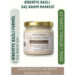 Yoğun Besleyici & Onarıcı Doğal Saç Maskesi, Kuru ve Yıpranmış Saçlar Için Bitkisel Bakım – 75 ml - 0/01 Füme Gri