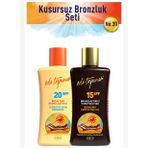 Yoğun Bronzlaştırıcı Yağ 200 Ml + Beyaz Ten Bronzlaştırıcı 200ml