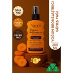 Yoğun Bronzlaştırıcı Yağ | Havuç & Kakao Yağı, Shea Butter, Vitamin E, Tüm Cilt Tiplerine Uygun Sprey – 200 ml
