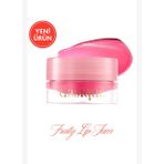 Yoğun Parlaklık Sunan, Meyve Renklerinde Kavanozda Dudak Balmı DASIQUE Fruity Lip Jam 06 Strawberry
