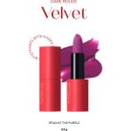 Yoğun Pigmentli, Blur Etkili, Nemli Kadife Bitişli Ruj MISSHA Dare Rouge Velvet (No.17 What The Purple)