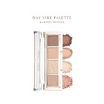 Yoğun Pigmentli Mat ve Işıltılı Tonlar Barındıran 4'lü Far Paleti Day Vibe Palette (#1 Beige Motion)