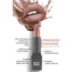 Yoğun Renk Veren Uzun Süre Kalıcı Nemlendirici Kadifemsi Mat Ruj - Matte Lipstick 402 Nude
