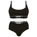 Yohannes Club Kadın, İç Çamaşırı Takımı, (Bralet Sütyen-Hipster Külot) (Siyah, Small (S))