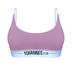 Yohannes Club, Kadın, Lastik Kemerli Bralet Sütyen (Lila, Medium (M))