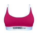 Yohannes Club, Kadın, Lastik Kemerli Bralet Sütyen (Pembe, Small (S))