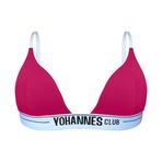 Yohannes Club, Kadın, Lastikli Üçgen Sütyen (Pembe, Small (S))