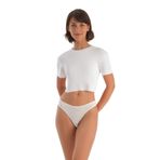 Yohannes Club Kadın, Pamuklu Basic Tanga Külot, Çoklu Paket (Somon, Pudra, Pembe, Kırmızı, Bordo, Medium (M))