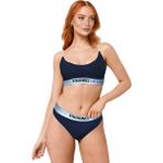 Yohannes Club Kadın Pamuklu İç Çamaşırı Takımı, spor konforlu, bambu kumaş - XL - Lacivert